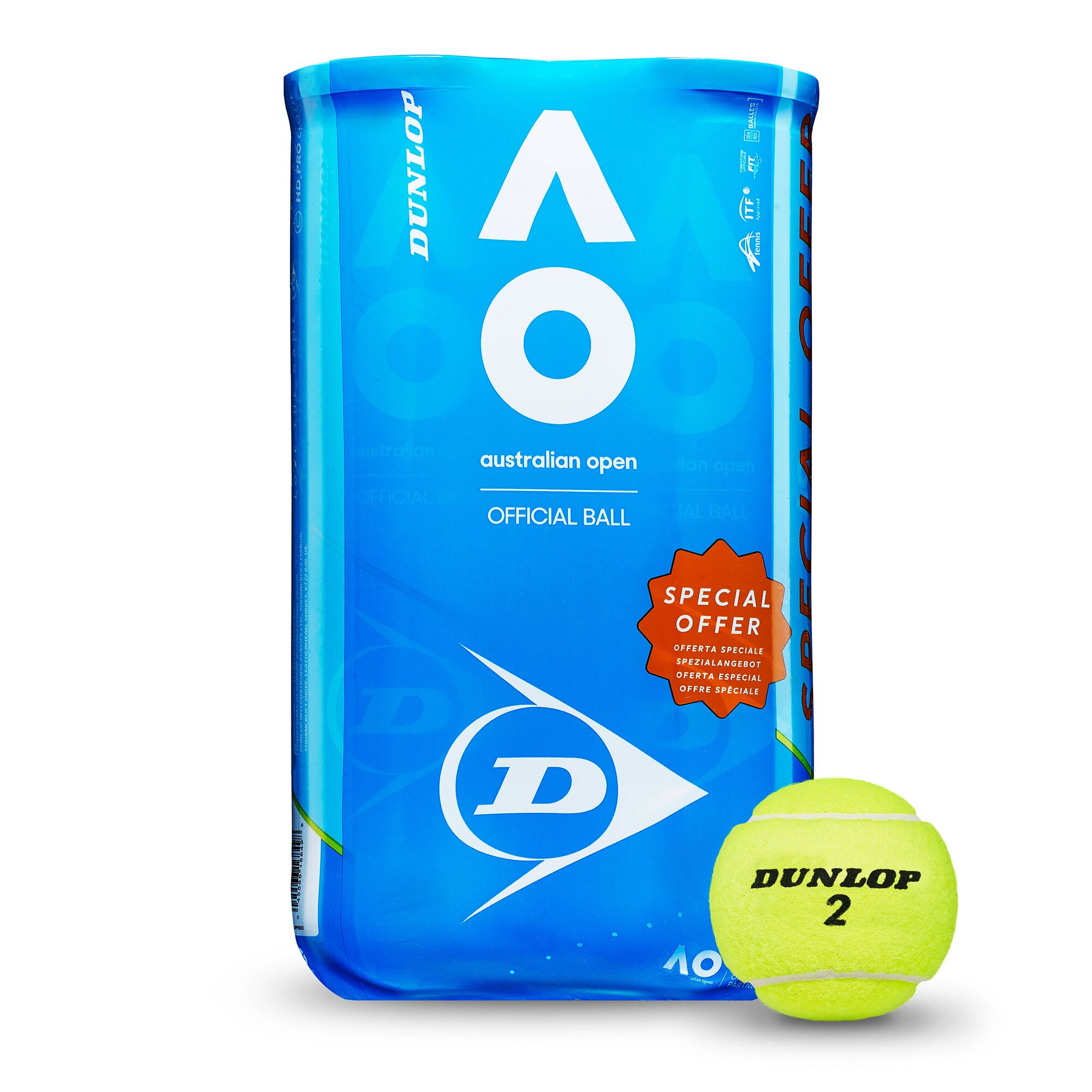 Dunlop Australian Open 4er Dose online kaufen
